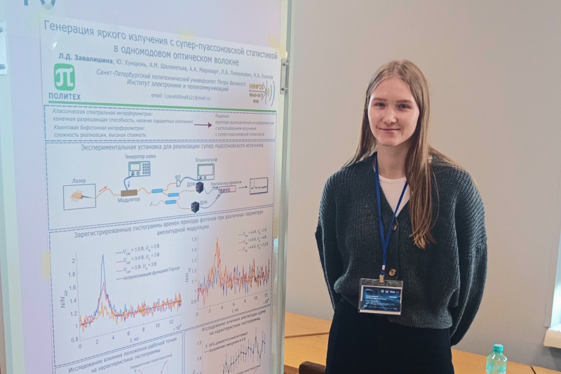 Аспирантка ИЭиТ приняла участие во Всероссийской школе молодых учёных «Нелинейная и Микроволновая фотоника» Аспирантка ИЭиТ приняла участие во Всероссийской школе молодых учёных “Нелинейная и Микроволновая фотоника