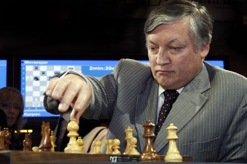 Встреча с чемпионом мира по шахматам Анатолием Карповым