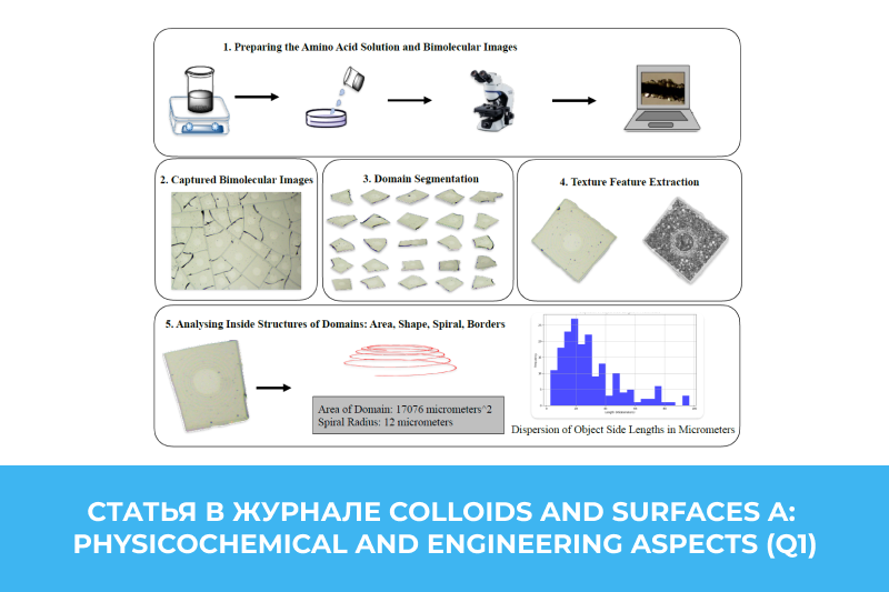 Статья в журнале Colloids and Surfaces A: Physicochemical and Engineering Aspects (Q1)